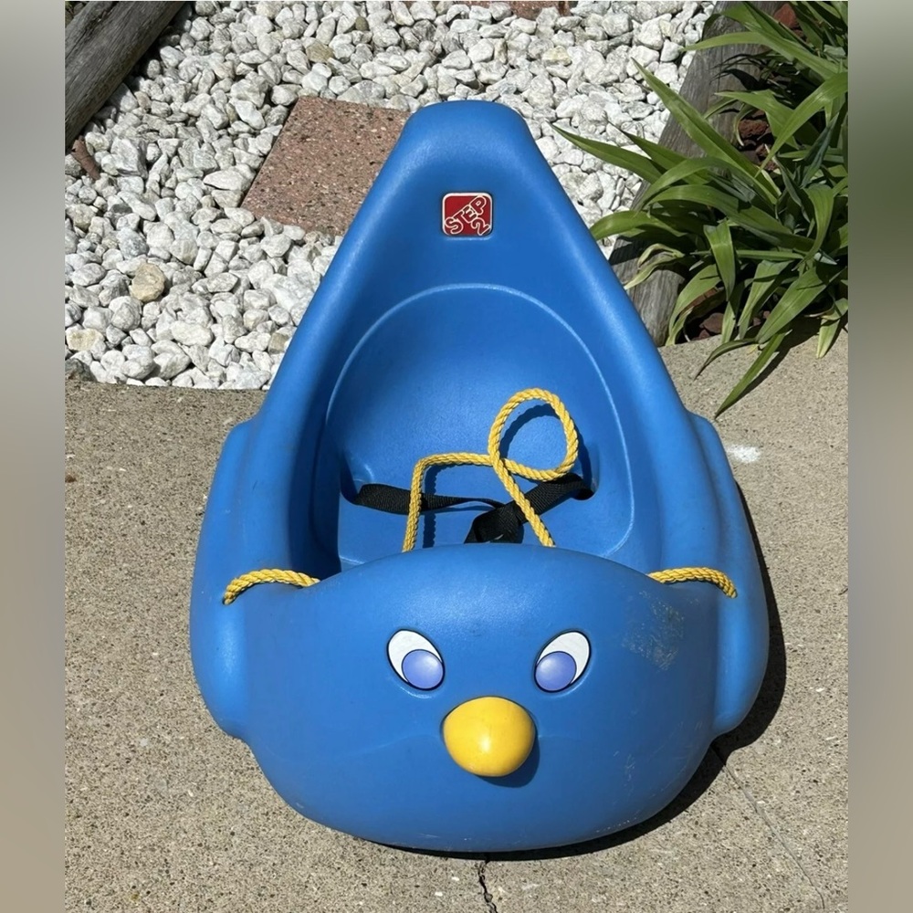 Vintage Step2 Penguin Sled Baby Toddler Made in USA GUC